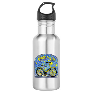 Starry Bike Stainless Steel Water Bottle