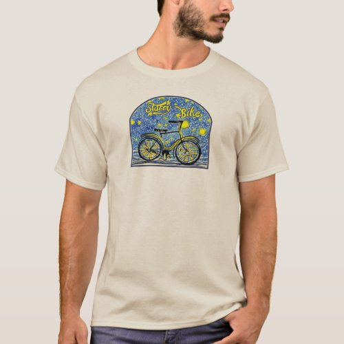 Starry Bike T_Shirt