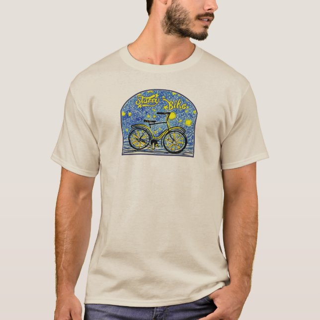 Starry Bike T-Shirt (Front)