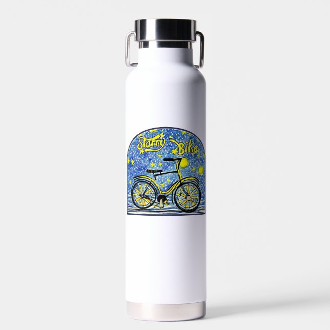 Starry Bike Water Bottle (Front)