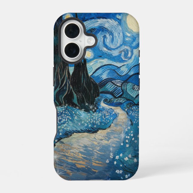 Starry Blooming Night Iphone Case (Back)