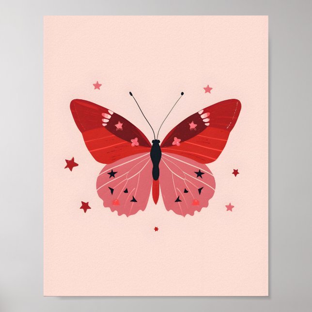 Starry Butterfly 🦋 Poster (Front)