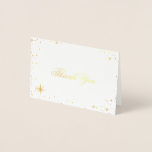 Starry celestial Thank you card