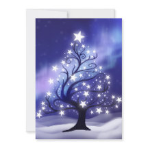 Starry Christmas Tree Card