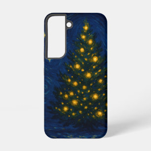 Starry Christmas Tree Post-Impressionist Samsung Galaxy S22 Case