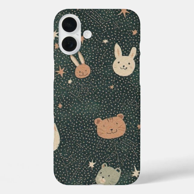 Starry Critter Constellation - IPhone 16 Case (Back)