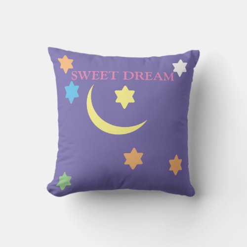 Starry Dream_scapes Awaits Throw Pillow