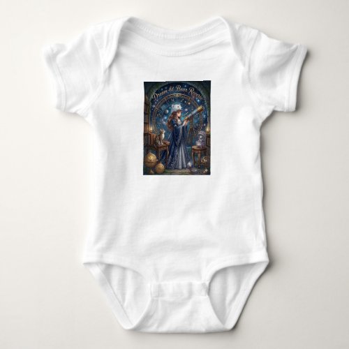 Starry Dreams: Magical Nursery & Kids Art Baby Bodysuit
