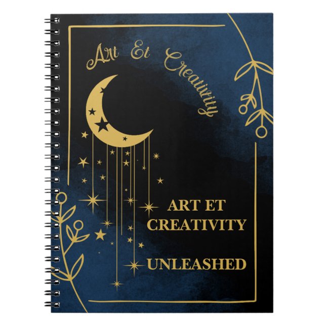 Starry Dreams Spiral Notebook (Front)