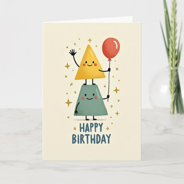 Starry Friends Birthday Card (Front)