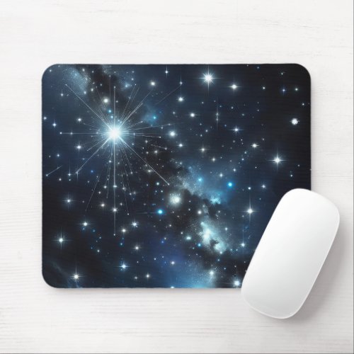 Starry Galaxy Mouse Pad