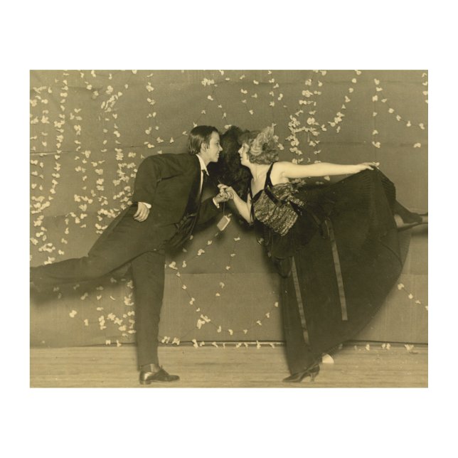 Starry Gaze Dancers Wood Wall Decor (Front)