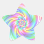 Starry Girl Pink Twirl Star Stickers