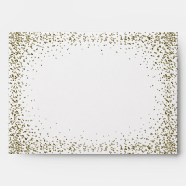 Starry Glitter Confetti Envelope (Front)