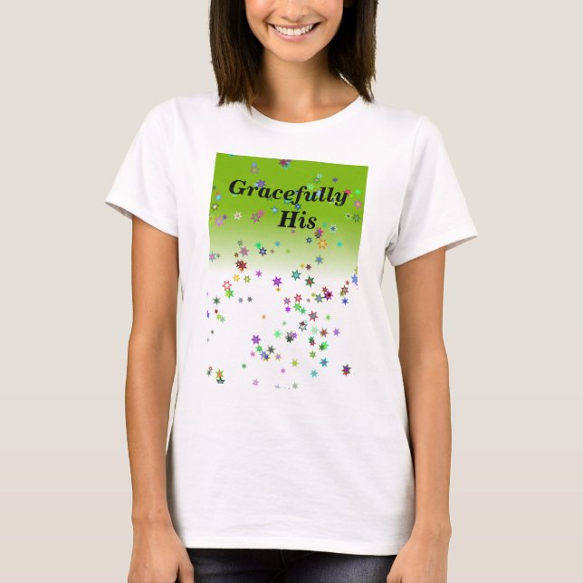 Starry Grace Gradient T-Shirt (Front)