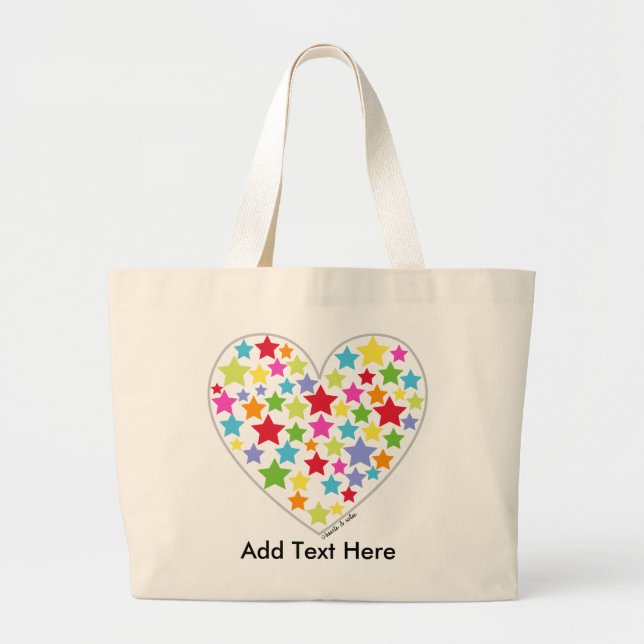 Starry Heart Tote Bag (Front)
