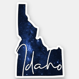 Starry Idaho State Sticker