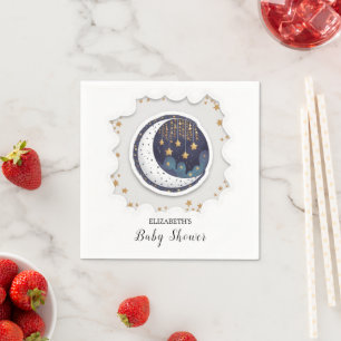 Starry Kids Stars Baby Shower Napkins
