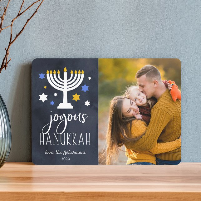 Starry Lights | Hanukkah Photo Card (Creator Uploaded)
