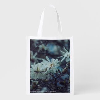 Starry Magnolia 3172 Grocery Bag