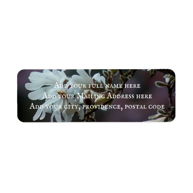 Starry Magnolia 5780 Label (Front)