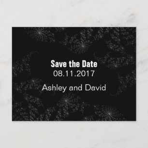 Starry Midnight Sky Announcement Postcard