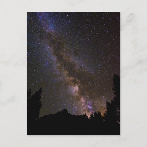 Starry Milky way California Postcard