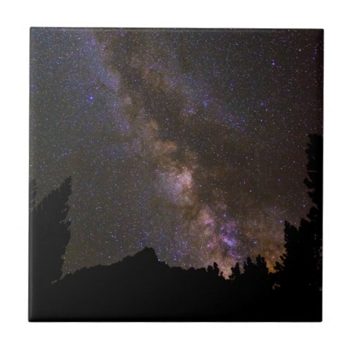 Starry Milky way California Tile