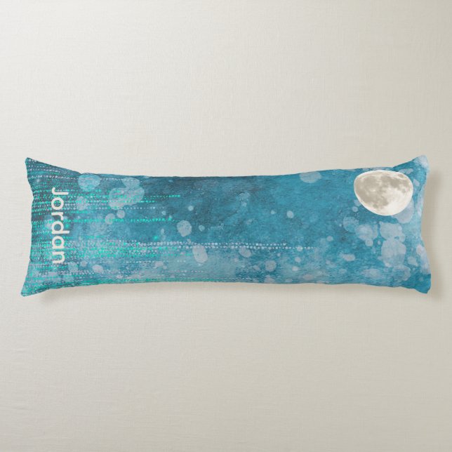 Starry Moonlit Night Body Pillow (Front)