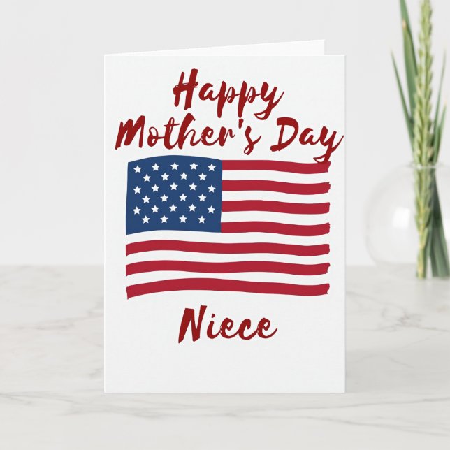 Starry Mothers Day Banner Card (Front)