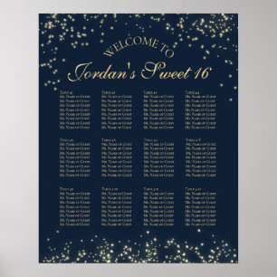 Starry Night 12 table Seating Chart