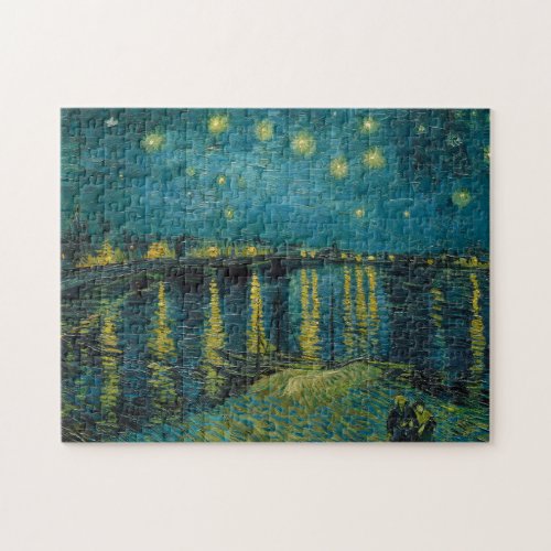 Starry Night 1888 by Vincent van Gogh Jigsaw Puzzle