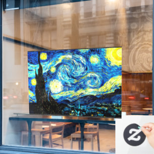 Starry Night, 72x52 Window Cling