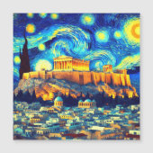 Starry Night Acropolis Athens Greece (Front)