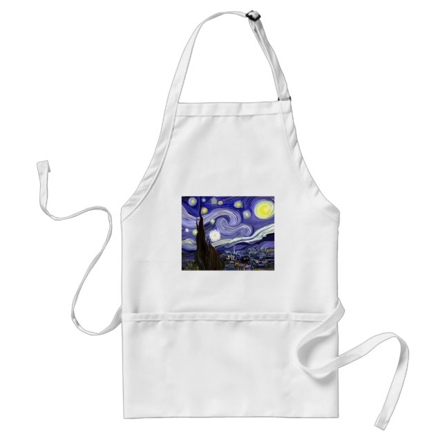 Starry Night Adult Apron (Front)