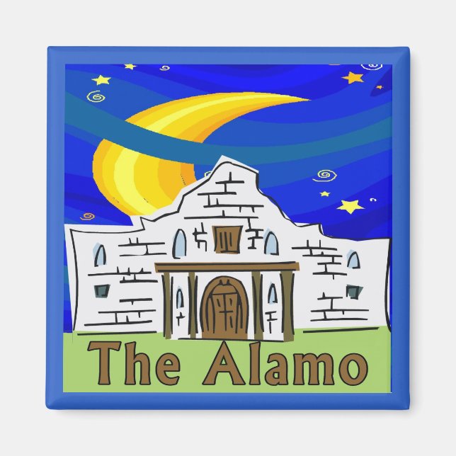 Starry Night Alamo Magnet (Front)