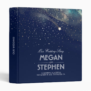 Starry Night and Shooting Star Special Occasion Binder