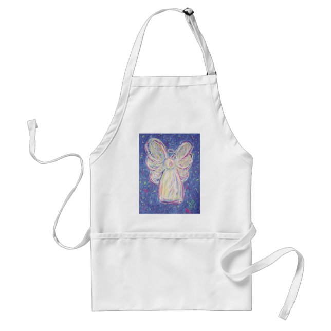 Starry Night Angel Adult Apron (Front)