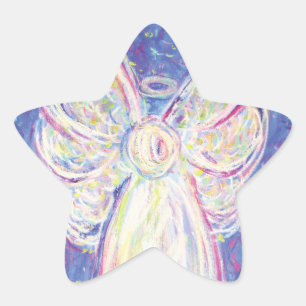 Starry Night Angel Art Decal Stickers