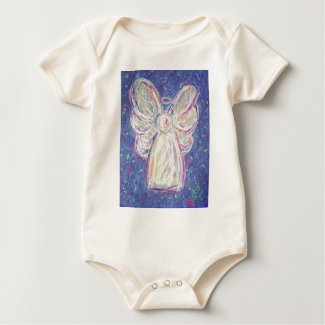 Starry Night Angel Baby Bodysuit