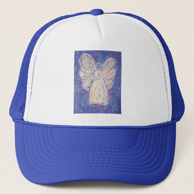 Starry Night Angel Trucker Hat (Front)