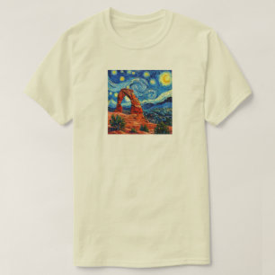 Starry Night Arches National Park T-Shirt