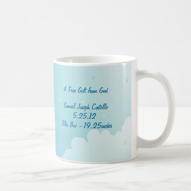 Starry Night Baby Photo Collage Mug (Right)