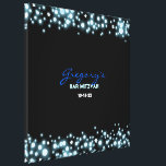 STARRY NIGHT Bat Mitzvah Sign-In Memory Board Canvas Print<br><div class="desc">WELCOME! All my designs are ONE-OF-A-KIND original pieces of artwork designed by me! You can only find them here!  Need your hebrew names added to this invite? No problem,  just email me at Marlalove@hotmail.com</div>