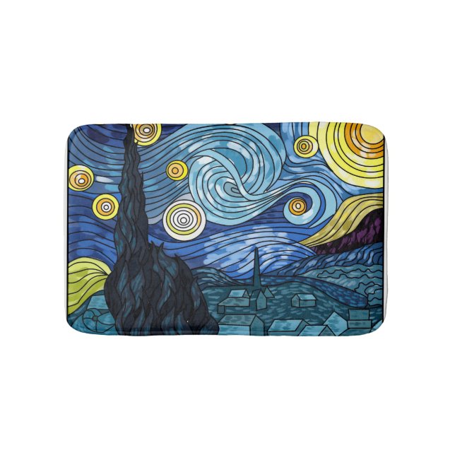Starry Night:Bath Mat (Front)