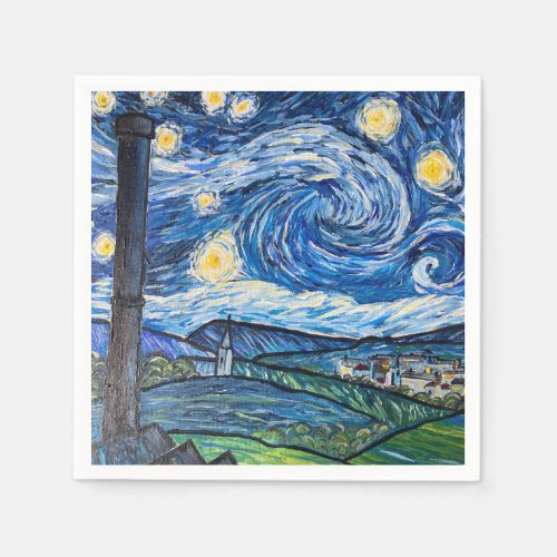 Starry Night Belmont Lancashire  Napkins