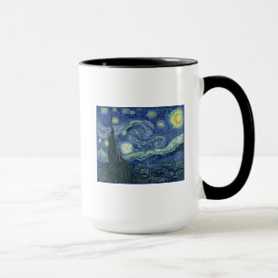 Starry Night, Blue French Stars, Vincent Van Gogh  Mug