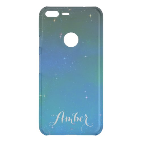 Starry Night Blue Galaxy Sky Personalized Uncommon Google Pixel XL Case