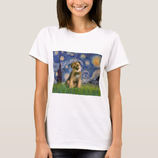 Starry Night - Border Terrier #1 T-Shirt