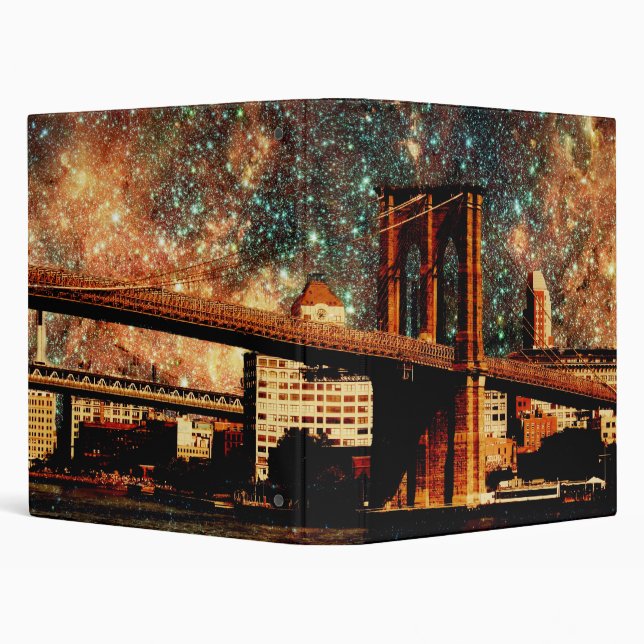 Starry Night Brooklyn Bridge Binder (Background)